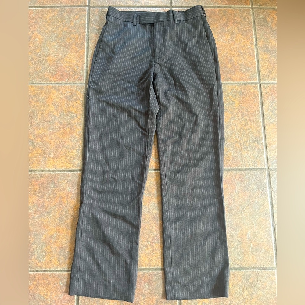 Perry Ellis Portfolio Pin Strip Dress Pants- Men’s 30x32 (1920s Costume?)